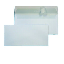 500 Buste Bianche 110X230Mm 90Gr S/Finestra C/Strip Blasetti