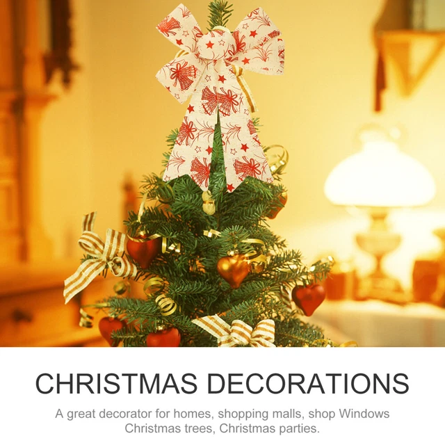 2x Weihnachten Baum Dekoration Bögen für Präsentiert Weihnachten Kranz Bogen 5