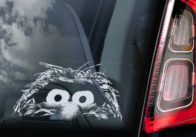 Animal - Car Window Sticker - The Muppet Show Peeper Cartoon Muppets Sign Decal