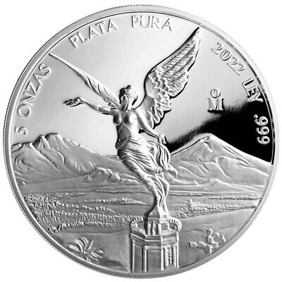 Moneta ARGENTO 2 OZ ARGENTO 999 Messico 2022 Libertad vittoria dea 2022 ST 