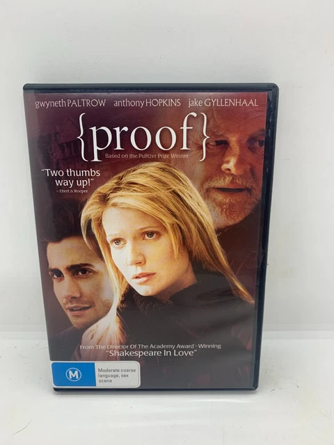 Proof 2005 Dvd Drama Anthony Hopkins Gwyneth Paltrow region 4