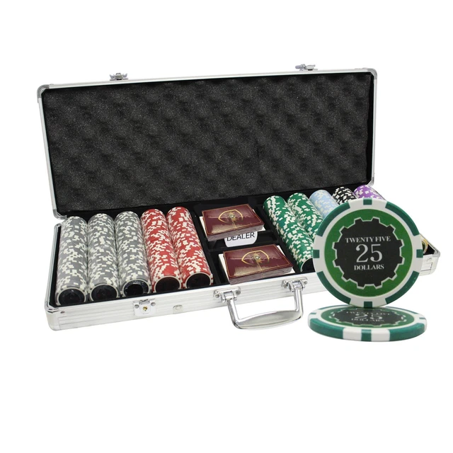 Mrc Poker 500Pcs 14G Eclipse Poker Chips Set With Alum Case