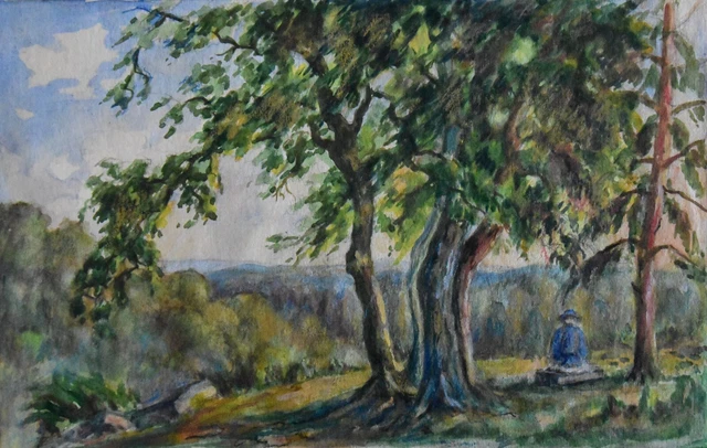 Louis Dupuis (1862-1951) (84) - watercolor - Bagnoles-de-l'Orne