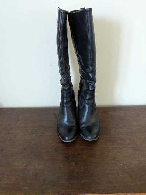 CALL IT SPRING boots womens, black leather size 5, lovely condition £10 ...