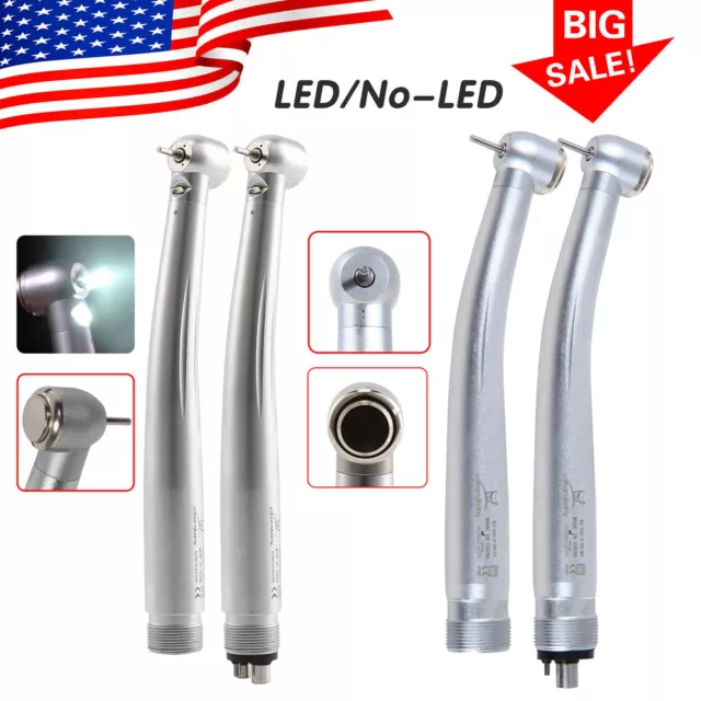 Dental E-generator LED Fiber Optic /No LED High Speed Handpiece 2/4 Hole Qa