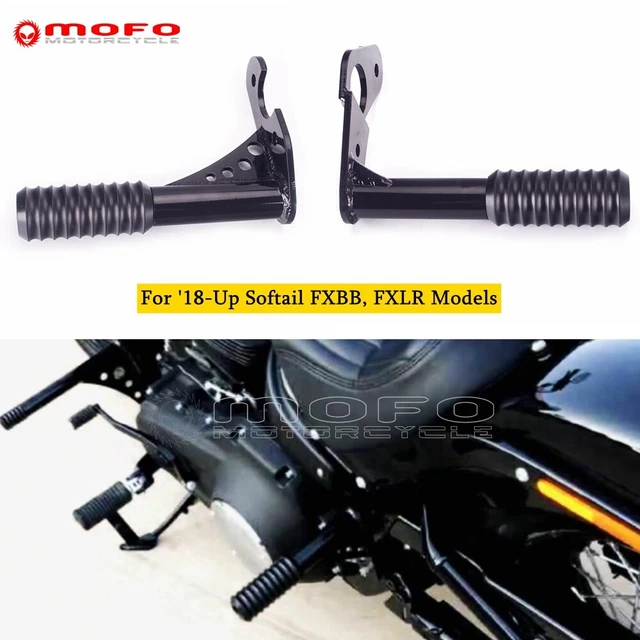CRASH BAR HIGHWAY Passenger Peg For Harley Softail Low Rider FXLR FXBB