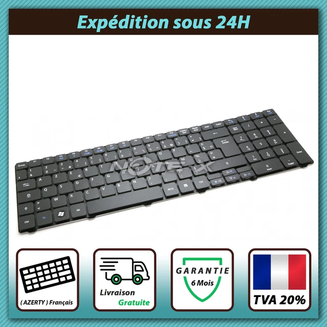 Clavier AZERTY Rétroéclairé Pour Acer Aspire 7750 - Version Français/Arabe, Neuf Sous Blister