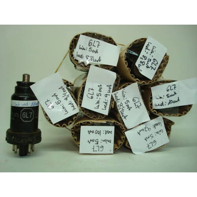 Tube électronique RCA 6L7 / VT-87 NOS - état Neuf, Idéal Pour Amplis Vintage