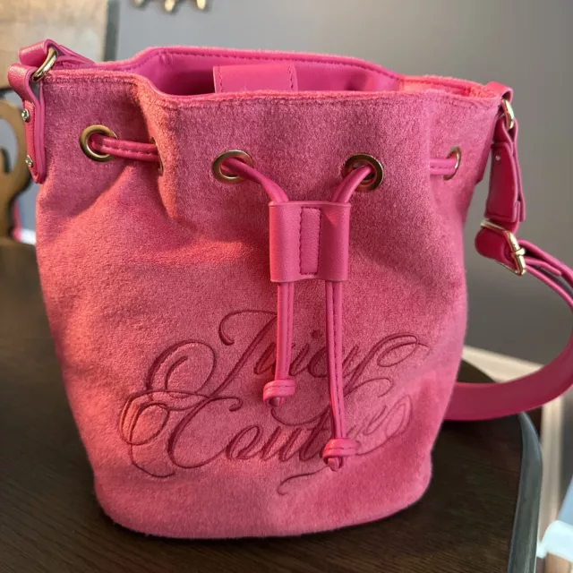 NWOT Juicy Couture Hot Pink Bucket Bag