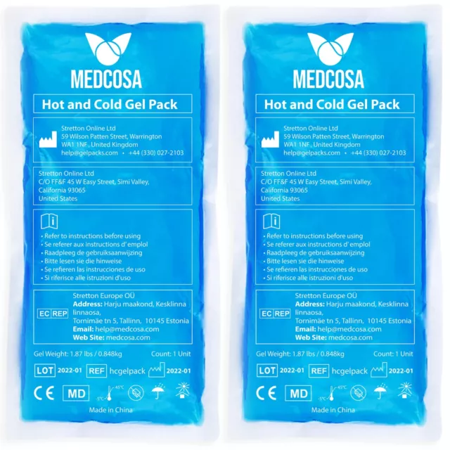 Medcosa Großes Flexibles Sport-Eispack | Für jede Beschwerde, jedes Weh, wir