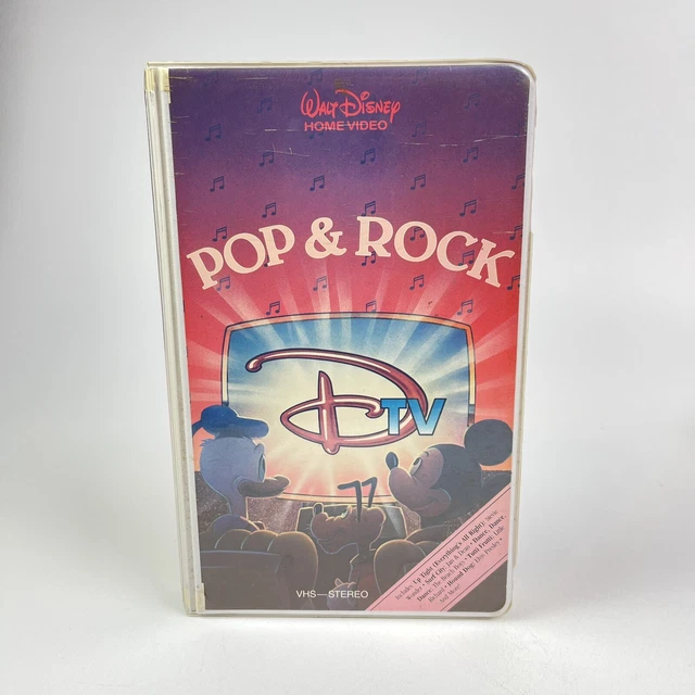 WALT DISNEY POP & Rock Compilation VHS 1984 DTV Music Disney Animation ...