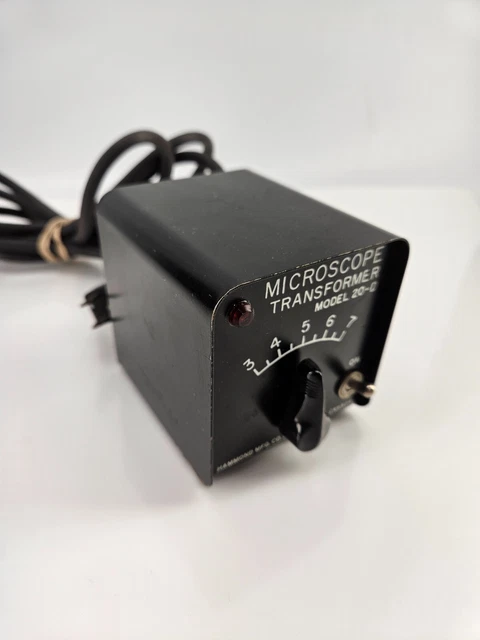 Vintage Microscope Transformer 20-D