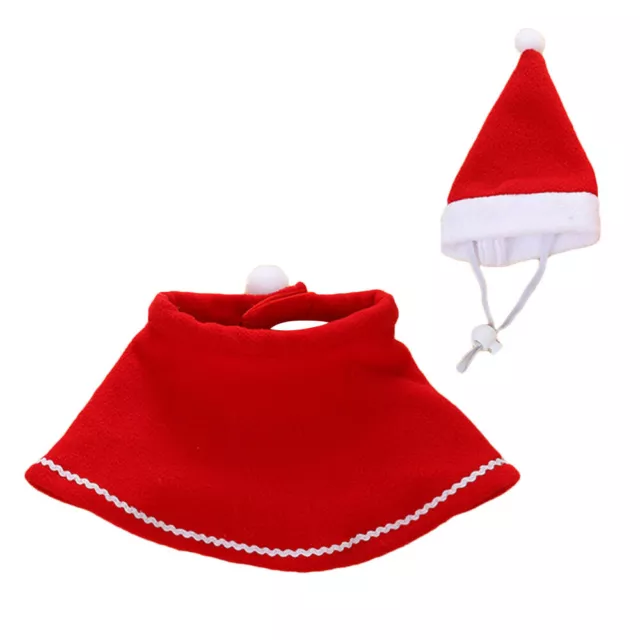 Vêtements Pour Chiens Costume De Chat Noël Père Manteau Ajustable