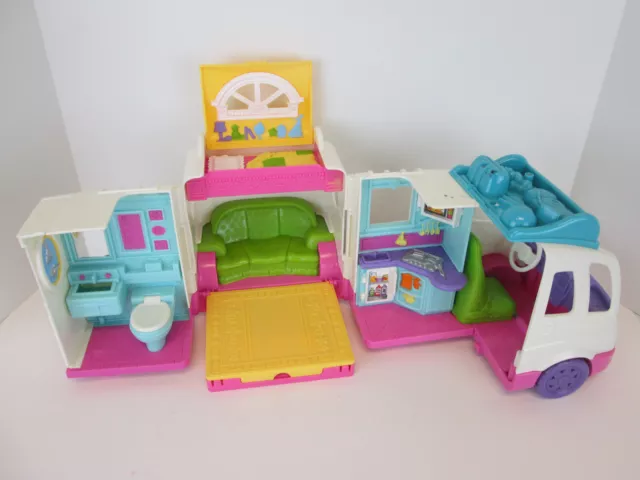Fisher Price Loving Family Dollhouse Vacation Camper Van RV Mobile Home 2011