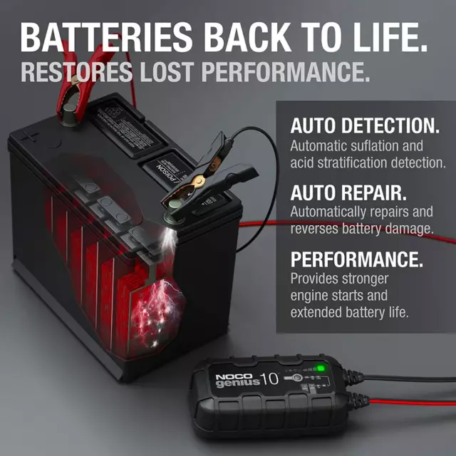 Noco Genius 10  6V &12V 10A Battery Charger & Maintainer