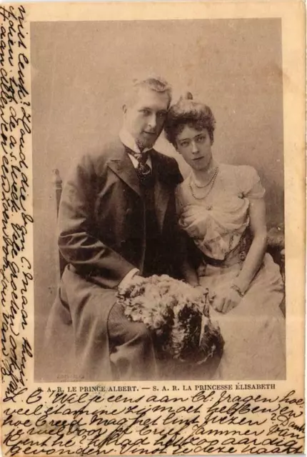CPA AK H.R.Prince Albert Princess Elisabeth BELGIAN ROYALTY (758515)