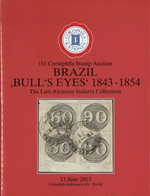 Asta online Corinphila n. 181 (2013): BRAZIL BULL'S EYES 1843-1854