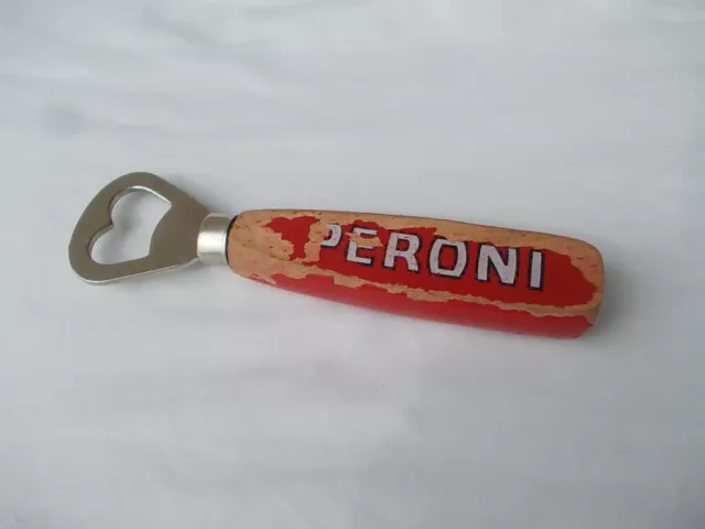 apri bottiglie cavatappi in metallo   legno  vintage   peroni