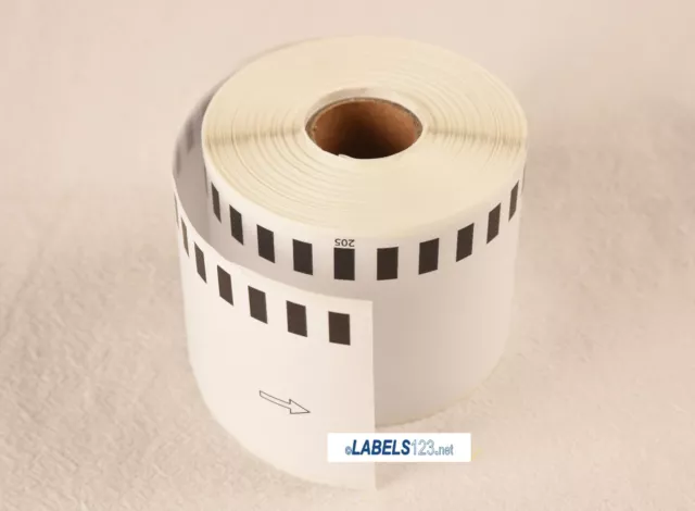 15 Rolls- Labels123 Brand-Compatible DK-2205 Brother Continuous Labels