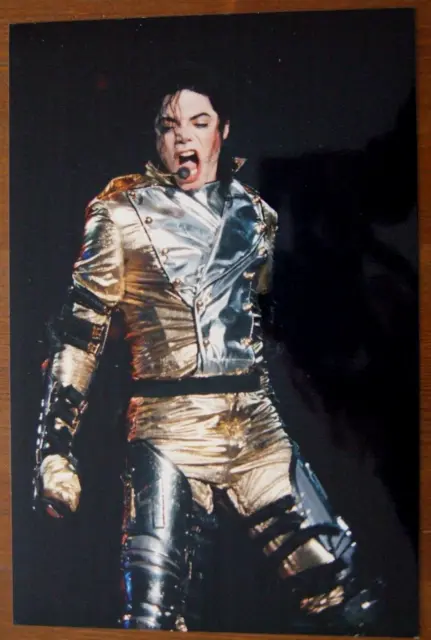 Michael Jackson Parc Des Princes Photographie De Presse Originale 27 Juin 1997