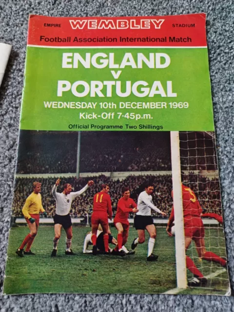 England v Portugal 1969 Wembley