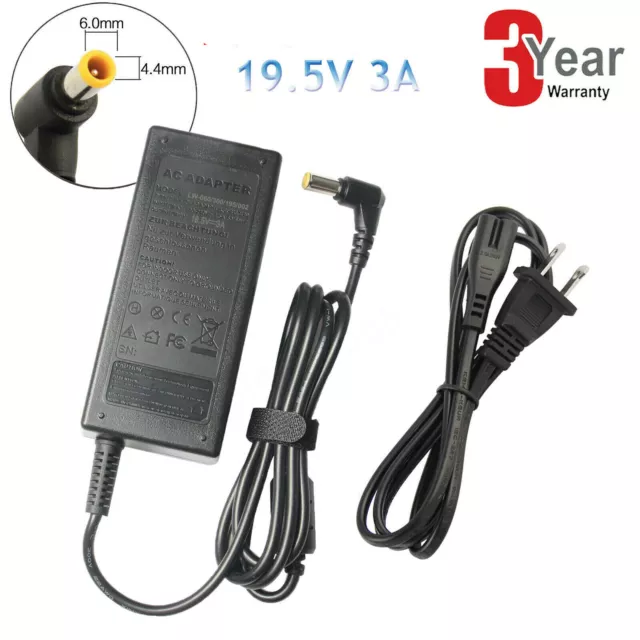 Power Supply For Sony Vaio Ac Adapter Laptop Charger Vgp-Ac19V19 19.5V