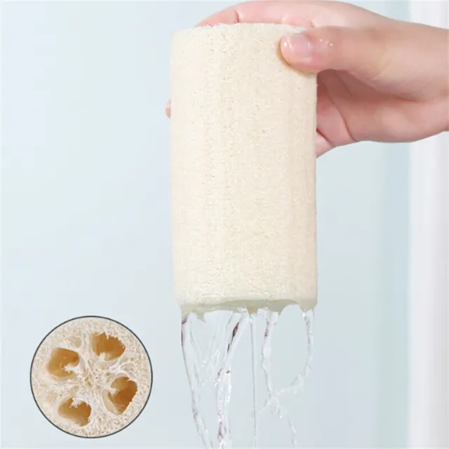 Ringiovanisci la pelle con 1 pz scrubber bagno loofah naturale per una pulizia p