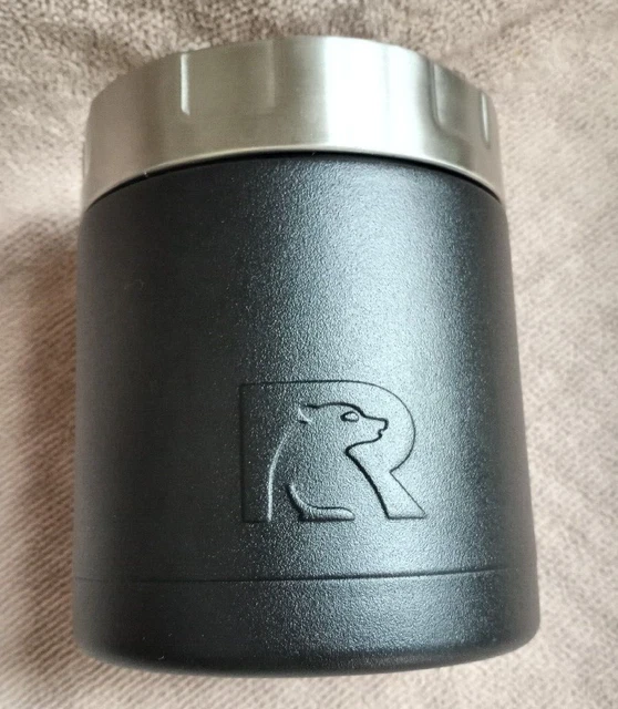 RTIC 12 oz Double Wall Vacuum Insulated Lunch Food Jar Container Stainless Black