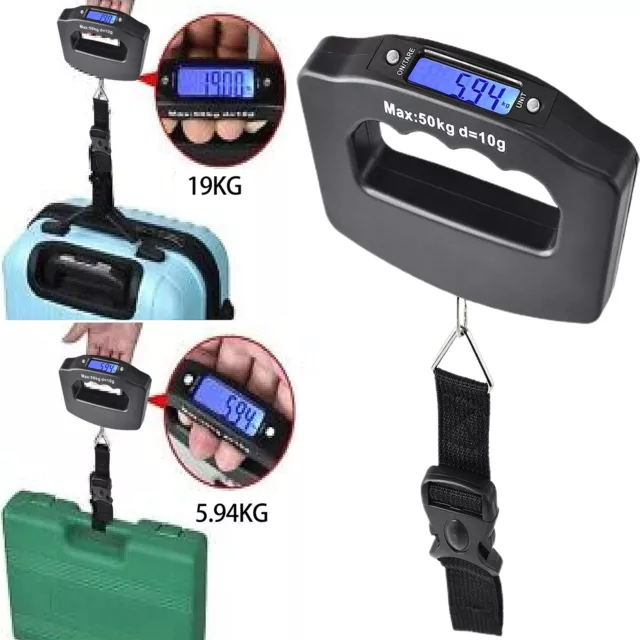 High Precision Travel Scale Portable Luggage Weigher with Lcd Display Handheld S