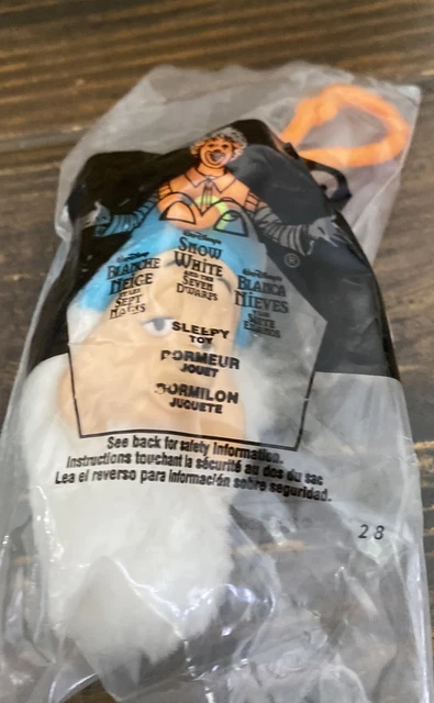 Vintage Collectible Mcdonalds Snow White Sleepy Happy Meal New 2001