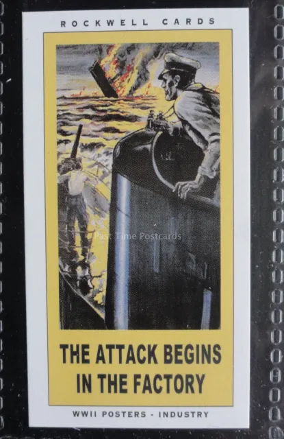 No.6 THE ATTACK BEGINS IN FACTORY World War 2 Posters Industry - Rockwell 2005
