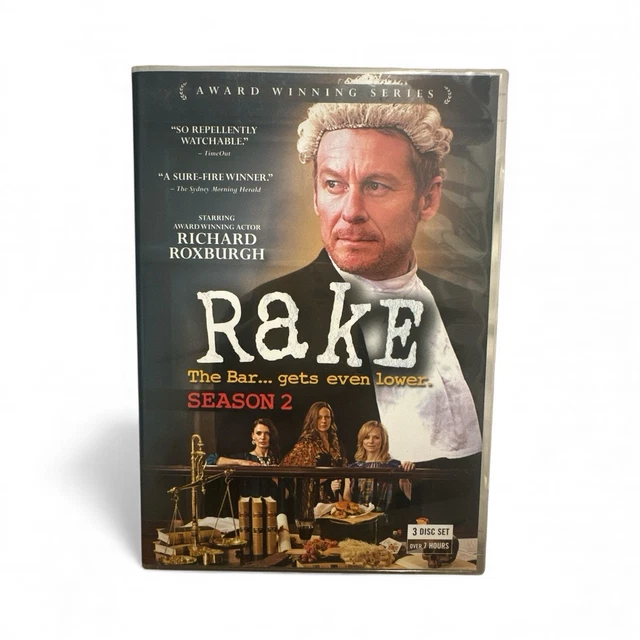 Rake: Season 2 [DVD] RAKE : SERIES 2 (DVD, 2012) - PAL 4 - Richard Roxburgh, Toni