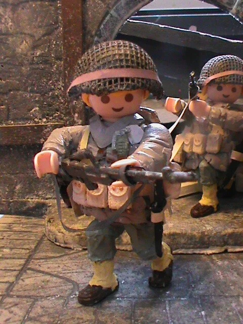 Playmobil Custom Suboficial De Infanteria (Italia 1943) - Fatto A Mano In Spagna - Ref. 0244