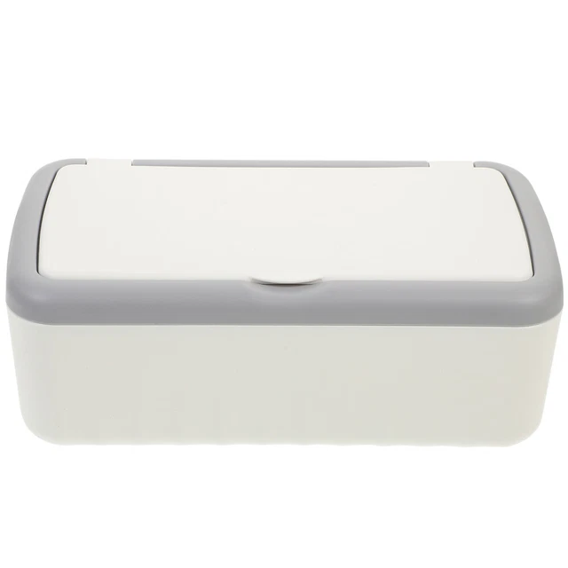2 Boîtes Rangement Lingettes Murales Sans Percer - Distributeur Transparent Cuisine Salle De Bain
