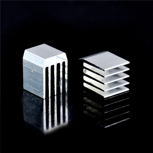 10 pz radiatore dissipatore di calore radiatore dissipatore di calore raffreddamento alluminio 9x9x12 mm P T~u LM❤