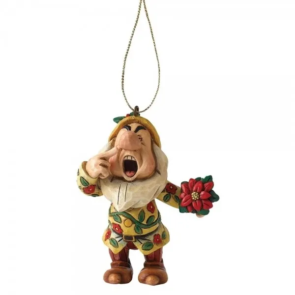 Jim Shore Disney Traditions - Snow White Seven Dwarfs - Sneezy Hanging Ornament
