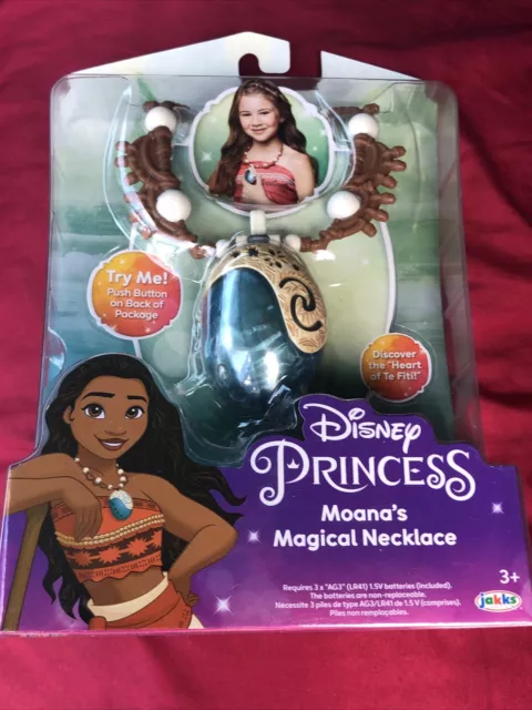 Disney Moana's Magical Necklace Light-Up Soft Green Glow Costume Dress-Up NEW