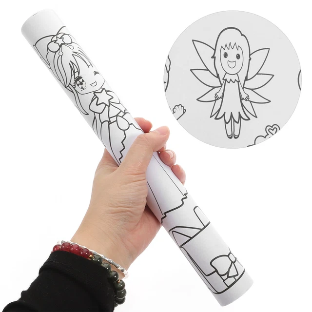 Rotolo Carta Da Colorare Unicorno - 10 Fogli 150x300cm Per Bambini Creativi - Foto 8