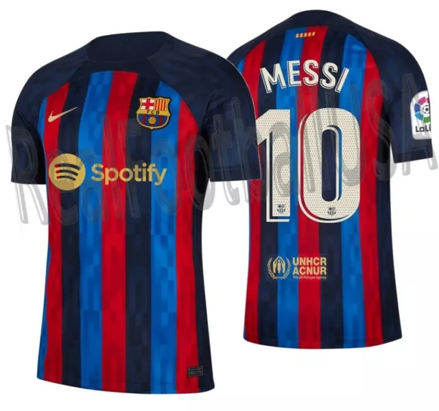 NIKE LIONEL MESSI Fc Barcelona Home Jersey 2022/23 £186.79 PicClick UK