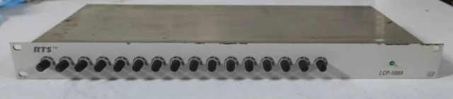 RTS telex LCP-100A volume control panel for 16 channel