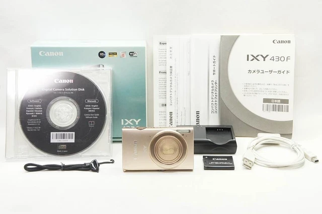 CANON IXY 430F Compact Digital Camera Gold w/ Box [Near Mint