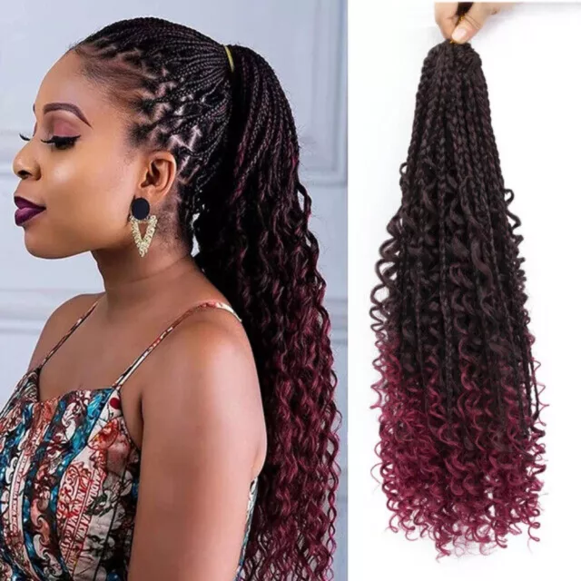 BOX BRAIDING HAIR Synthetic MAKE WAVE BY HOT WATER 18 inch Pack of 2 Deal  $22.49 - PicClick