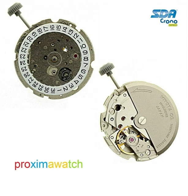 Mouvement Automatique Miyota Citizen 8215 Avec Date - Pour Montre Hommage Rolex, Neuf