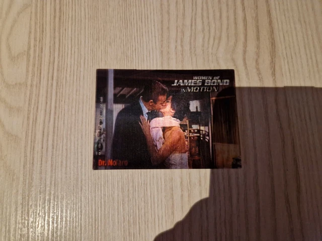 extrêmement rare carte holographique JAMES BOND 007