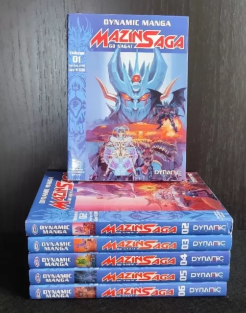 MAZINSAGA di Go Nagai -  Serie Completa 1 - 6 (Prima Edizione)  - Dynamic Manga