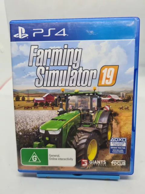 FARMING SIMULATOR 19 SONY PS4 Playstation 4 GAME , G Very Good Condition  Aus Pal $26.95 - PicClick AU