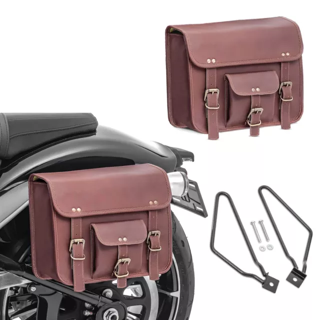 Satteltaschen SVB + Halter für Kawasaki Z 900 RS / Cafe