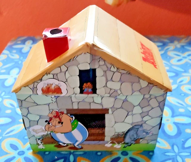 Porte-crayon Obélix Paper Mate 1982 Sur Socle - Figurine Collector Occasion