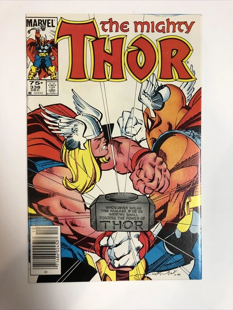 Thor (1983) #338 (F/VF) Canadian Price Variant CPV | 2nd App Beta Ray Bill