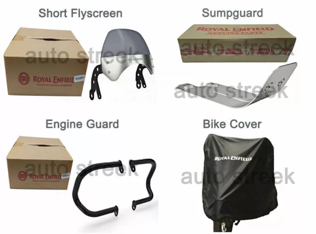 Véritable Royal Enfield Gt Continental 650 Accessoires 4 Pcs Combinaison Paquet